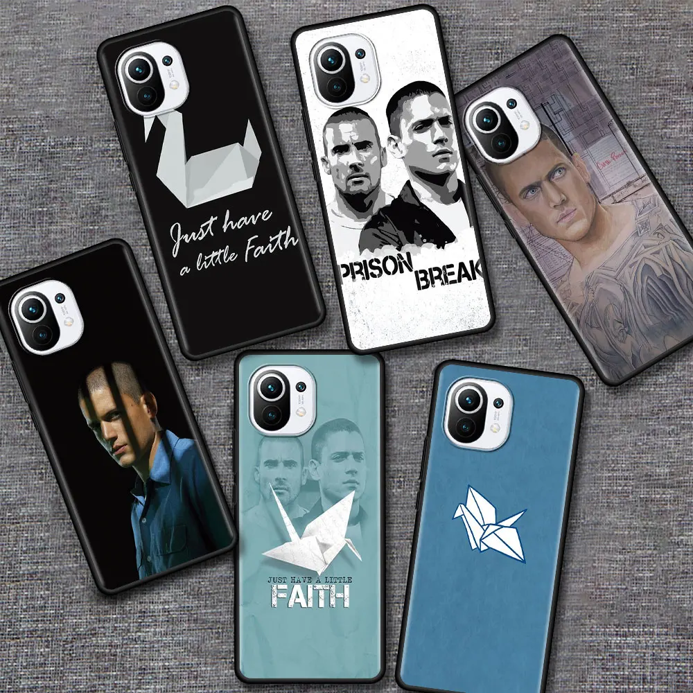 

Phone Case for Xiaomi Mi 10T Pro Note 10 11 Lite 5G 9T A2 8 Lite CC9 11Ultra CC9E 9 Soft Bag Aesthetic Prison Break