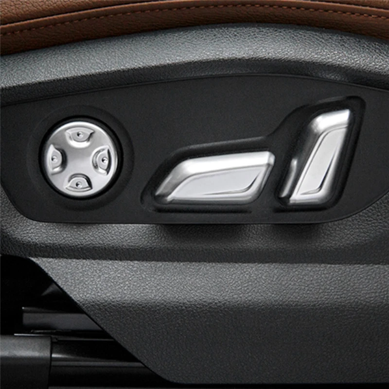 GELINSI for Audi Q7 4M 2016 2017 2018 Car Styling Seat Adjustment Switch Button Cover Trim Frame Sticker Interior Accessories | Автомобили