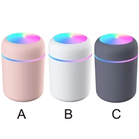 mini 300ml electric air humidifier aroma oil diffuser usb cool mist sprayer with colorful night light for home car office