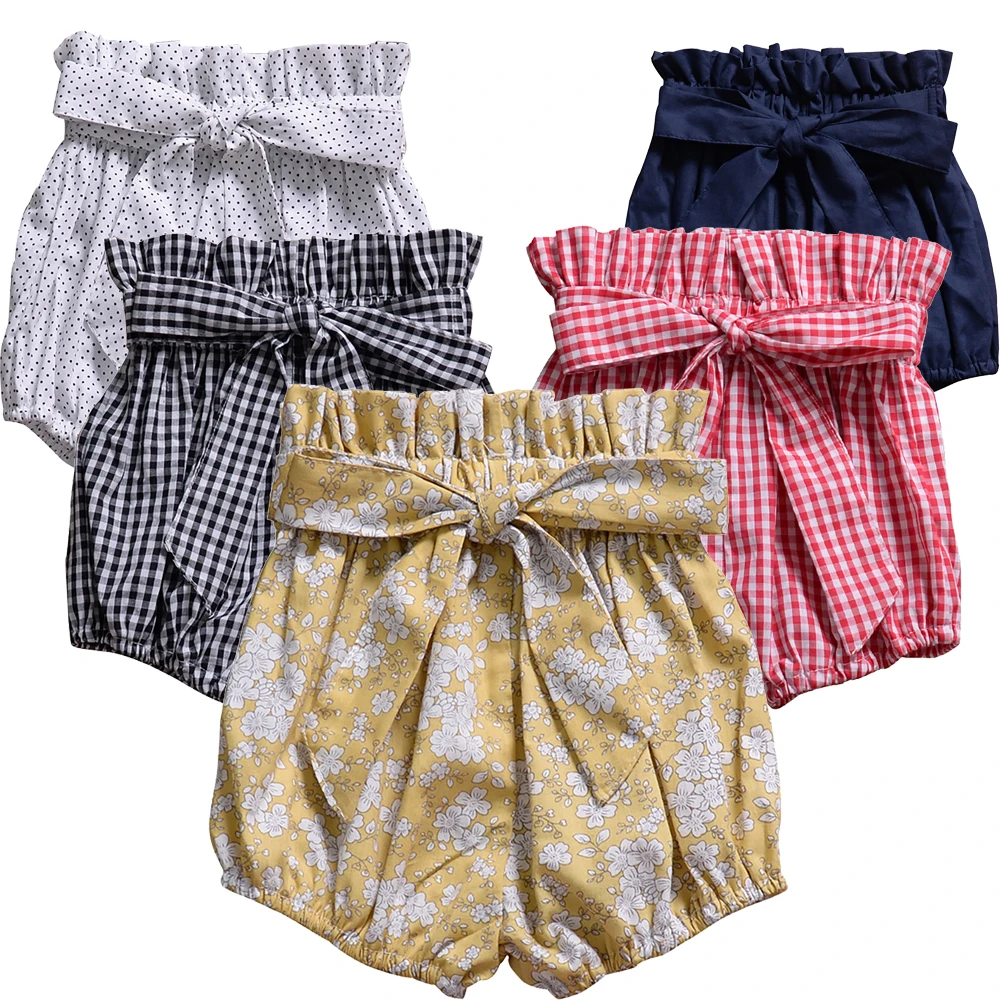 

Baby Girls Boys Pants Newborn Baby Fold Bloomers Girls Pattern Triangle Toddler Trousers Pp Pants Clothes Summer Fashion