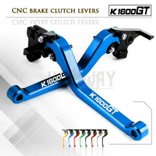 

Brake Handle Bar Lever CNC Aluminum Long Adjustable Brake Clutch Levers For BMW K1600 GT/GTL 17