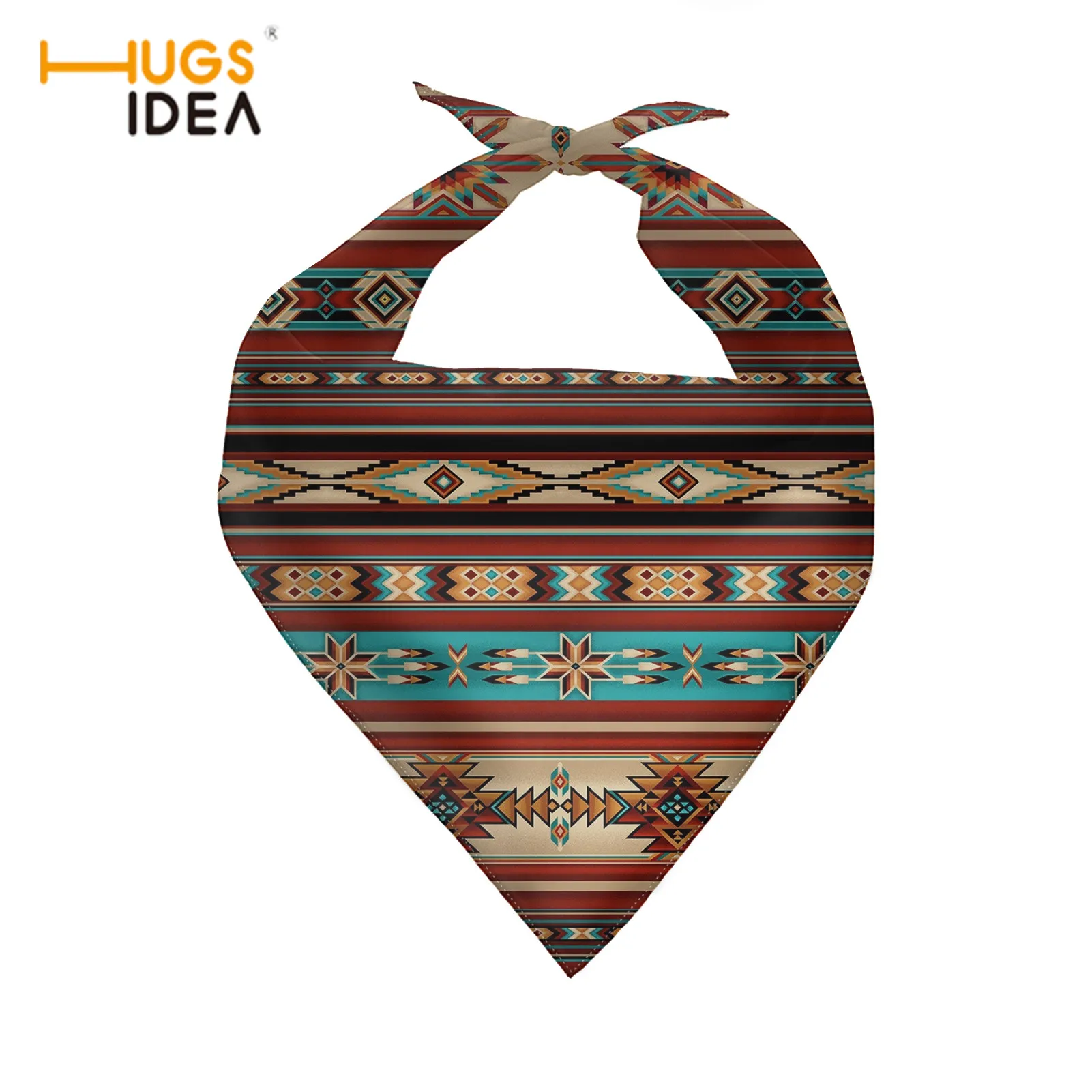 

Индивидуальные Adujustable шарф для щенка африканского племени узор печать на холсте декорация нагрудники для собак кошек мелких Размеры для до...