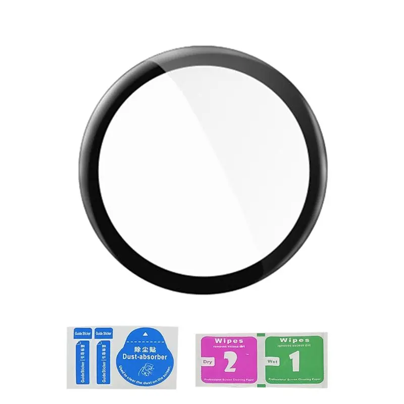 

1Set Soft Protective Film Transparent Tempered Glass Film Screen Protector for Samsung Galaxy Watch ACTIVE Watchband Accessories