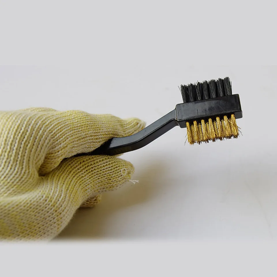 Металлическая щетка из нержавеющей стали двойная фотография для ТПУ PFF защита