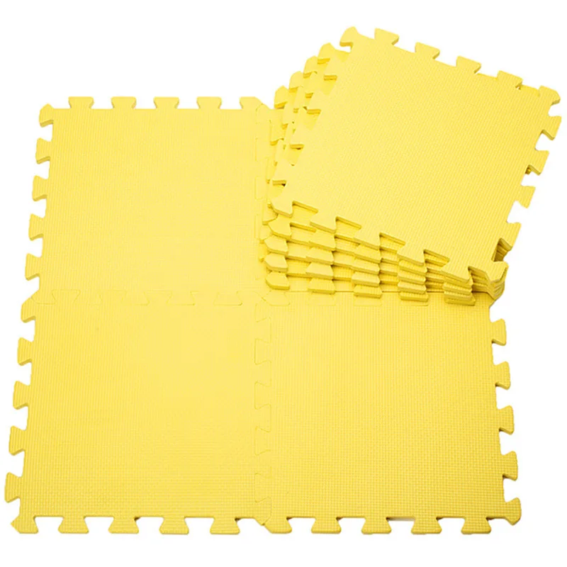 yellow 30*30 см tapete infantil детские коврики игровой коврик игрушки для детей Детский ковер мягкий пол eva пены головоломки коврики - Цвет: yellow
