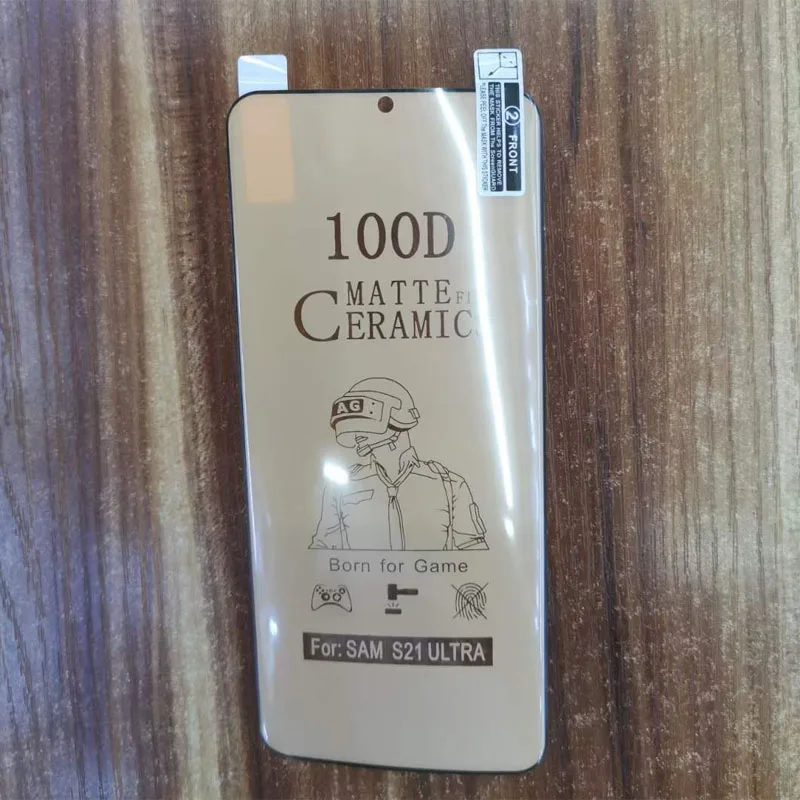 50pcs For Samsung S23 S22 ultra S21 Plus Note 20 Ultra S10 S9 S8 S20 Ultra Note 10 Pro 3D Curved Ceramic film Screen Protector