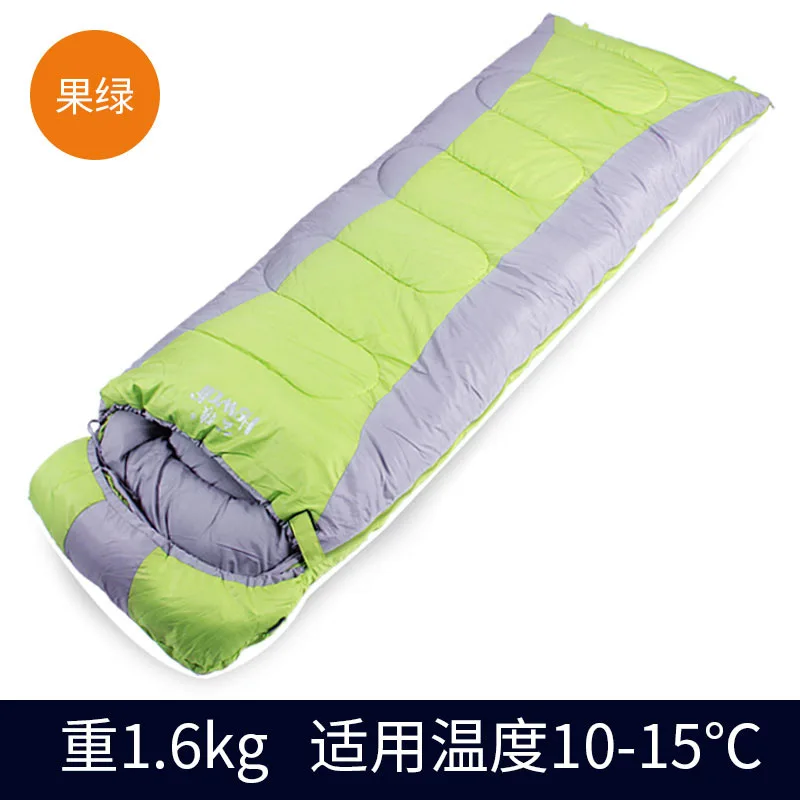 Уличный спальный мешок Hewolf для взрослых утолщенный с надписью пары кемпинга