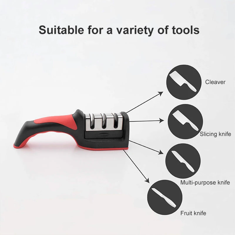 3 этапа профессиональная точилка для ножей алмазная быстрая ручные инструменты