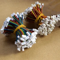 5cm 10 sets 51021 jst 1 25 1 25mm 2p3p4p5p6 pin female female double connector with flat cable 50mm 1007 28 awg