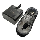 Быстрое зарядное устройство Samsung с вилкой Стандарта Великобритании, 9 в 150 А, кабель Micro USB для быстрой зарядки 2016 см для Samsung Galaxy S7 S6 Edge A8 A7 A5 A3