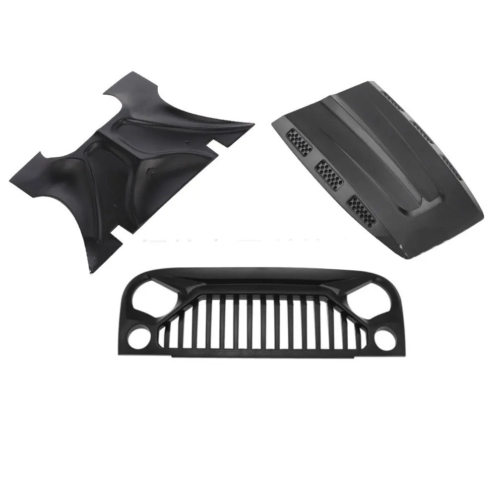 1/10 Simulated RC Rock Crawler Climbing Car Upgrade Parts Air Inlet Grille Front Face Engine Hood For 275-313mm Wheelbase SCX10 | Игрушки и