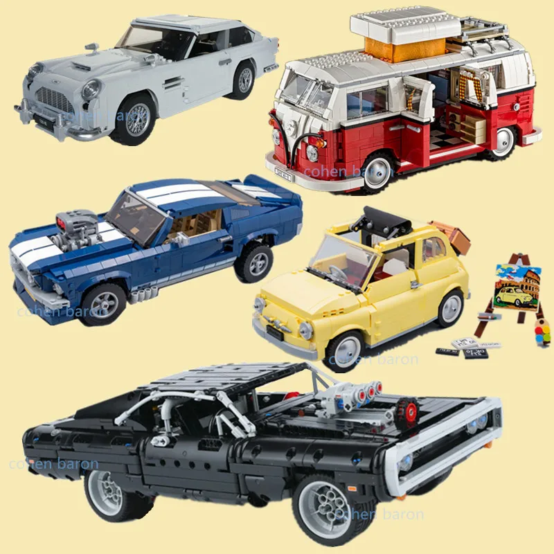 Новая гоночная машина T1 James Bond DB5 Technic Mustang City модель угонное зарядное устройство