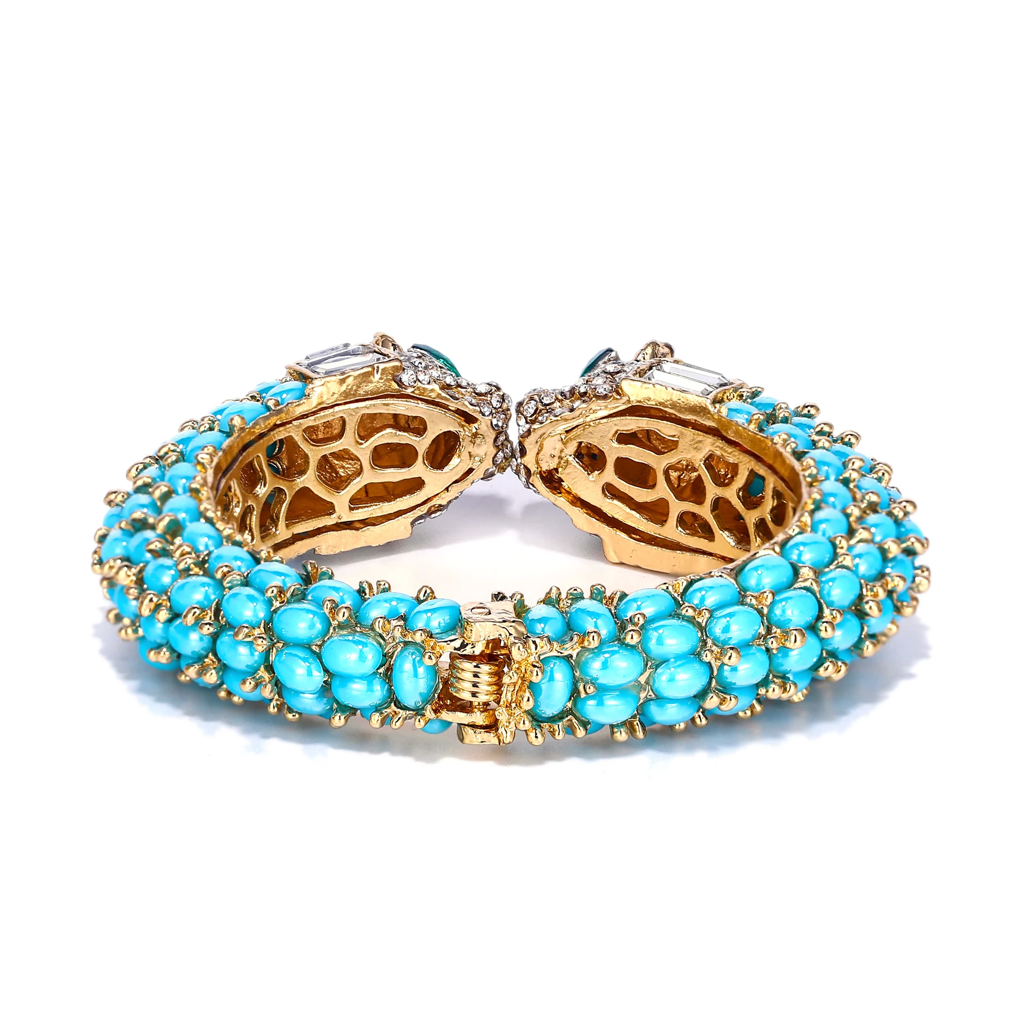 Женский браслет Пантера из смолы вечерние браслеты с леопардовым принтом и