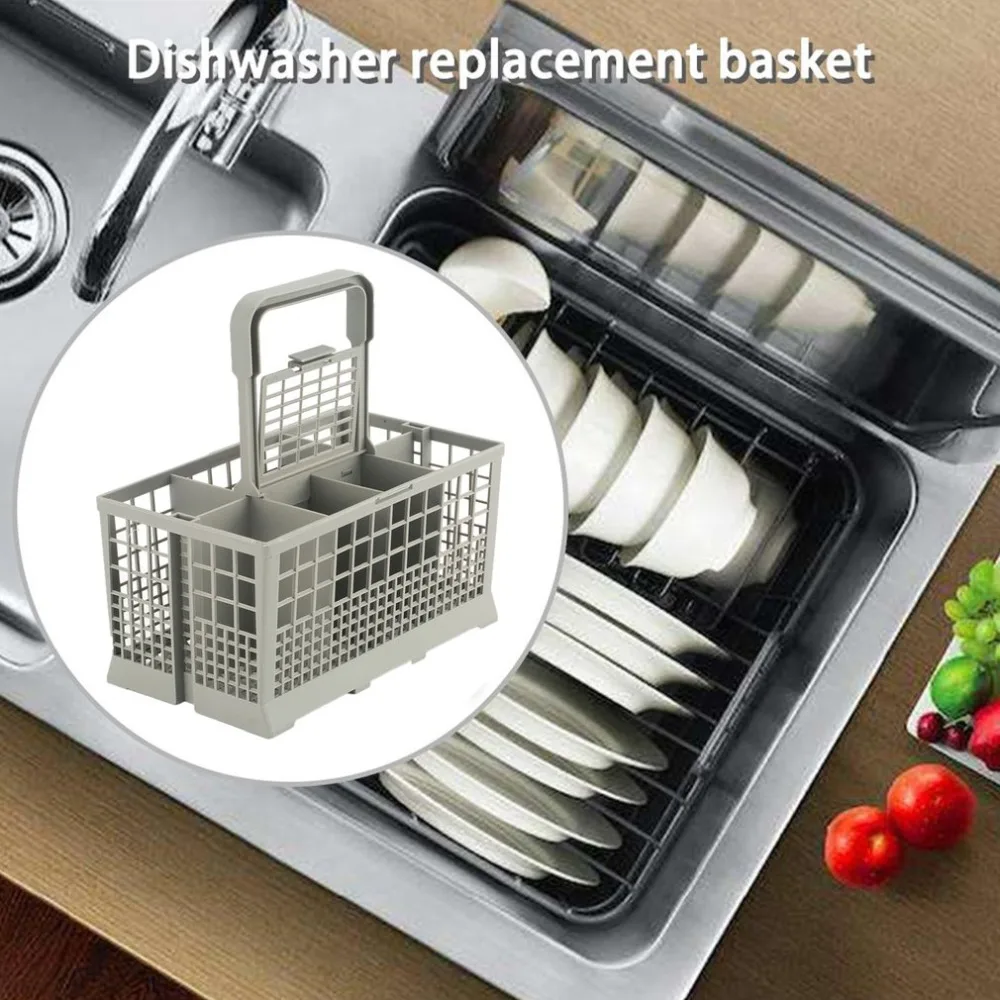 

1Pcs Universal Dishwasher Basket Part Cutlery Replacement Basket Storage Box Accessory
