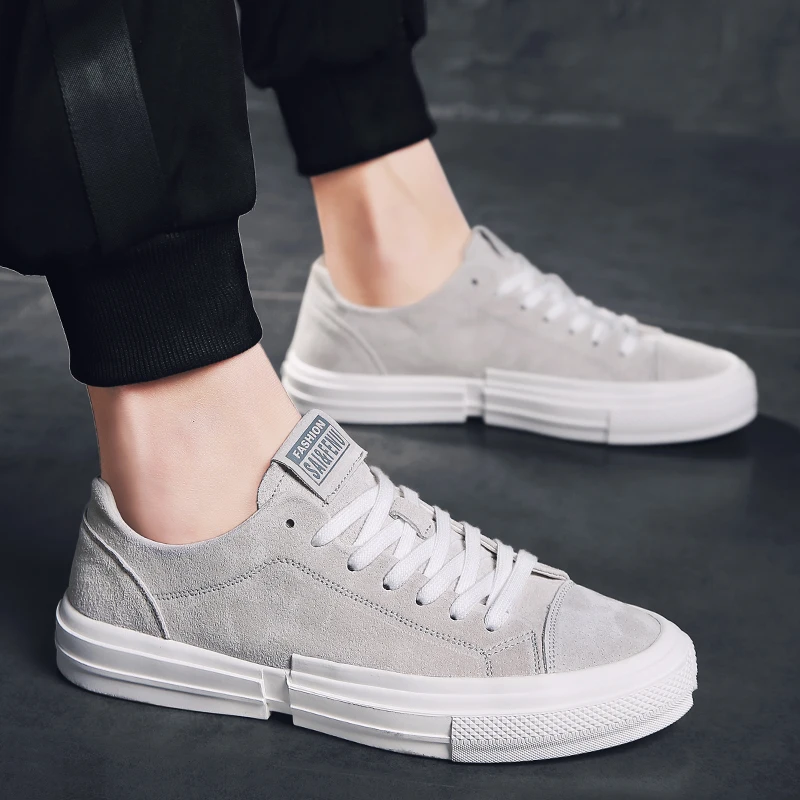 Мужские Мягкие Кожаные Мокасины дышащие трендовые лоферы на плоской подошве