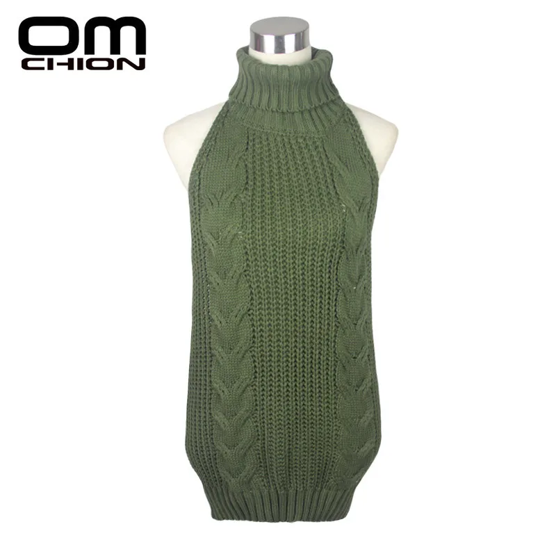 2022 Summer New Turtleneck Sleeveless Long Virgin Killer Sweater Japanes Knitted Sexy backless Women Sweaters And Pullovers WM03 | Женская