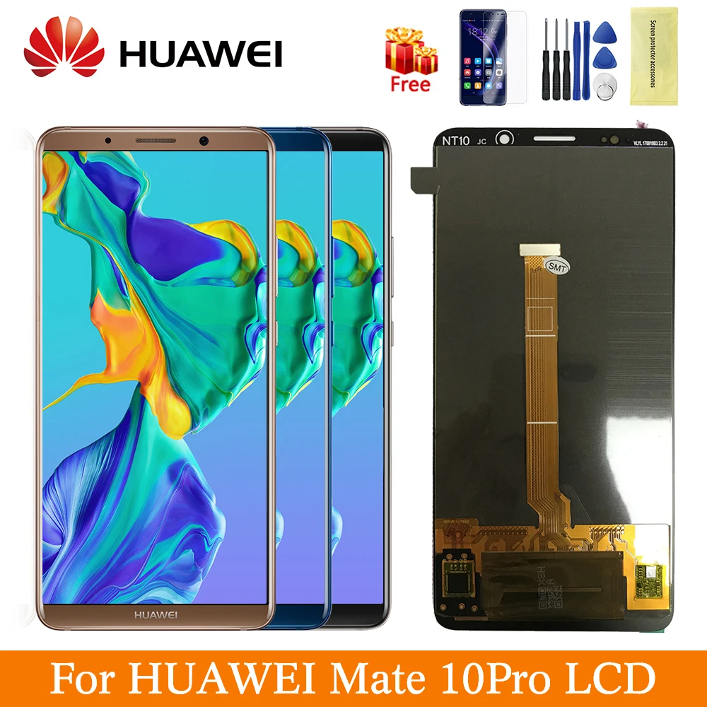 6 0 &quotОригинальный дисплей для Huawei Mate 10 Pro ЖК панель экран + сенсорный в сборе