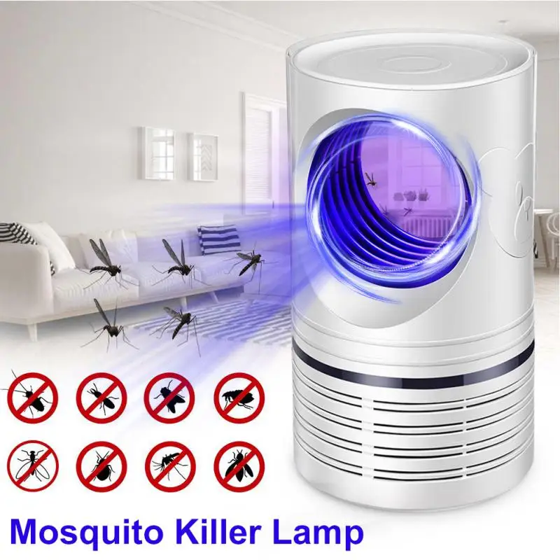 

Mosquito Killer Lamp UV Light 8LED USB Powered Removable Box Insect Trap Quiet Home Office Pest Control 360Â° Mosquito Trapping