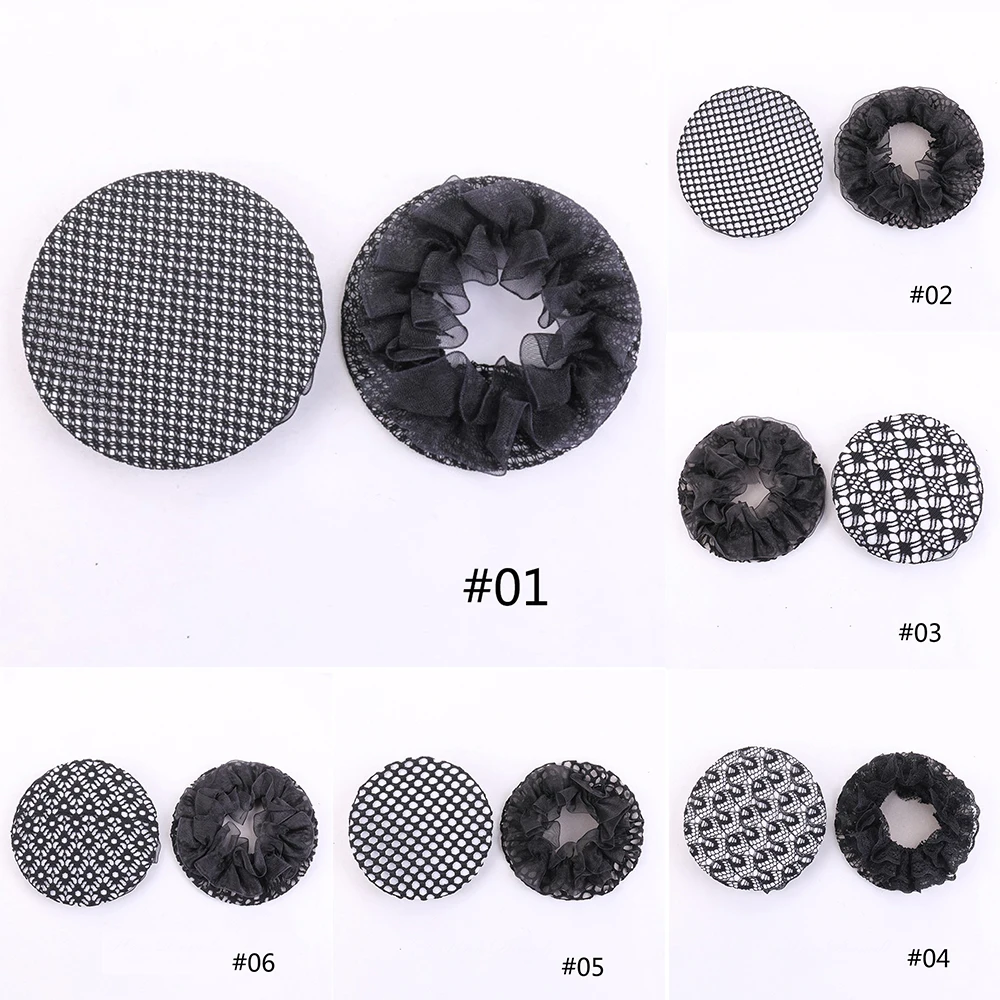 Невидимые сетчатые головные уборы для девочек балетные эластичные резинки волос