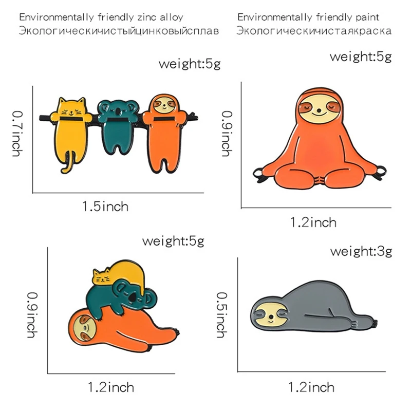 Прекрасный животных серии значков броши в форме милой кличкой джинсовые эмали