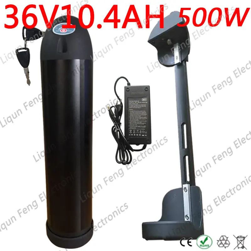 36V 500W Батарея е байка 36В 10AH Электрический велосипед 8AH 9AH 12AH 13AH 15AH фара для