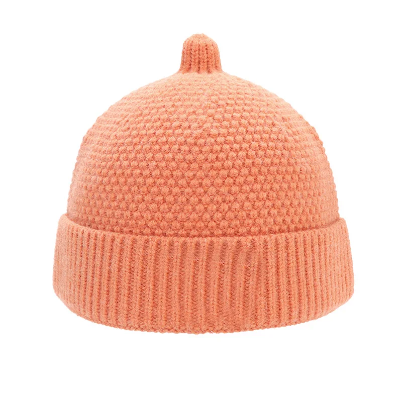 

TJ-TianJun Keep Warm Adjustable Head Circumference Hat Women Pullover Hat Solid Color Outdoor Knitted Wool MelonSkin Hat Fashion