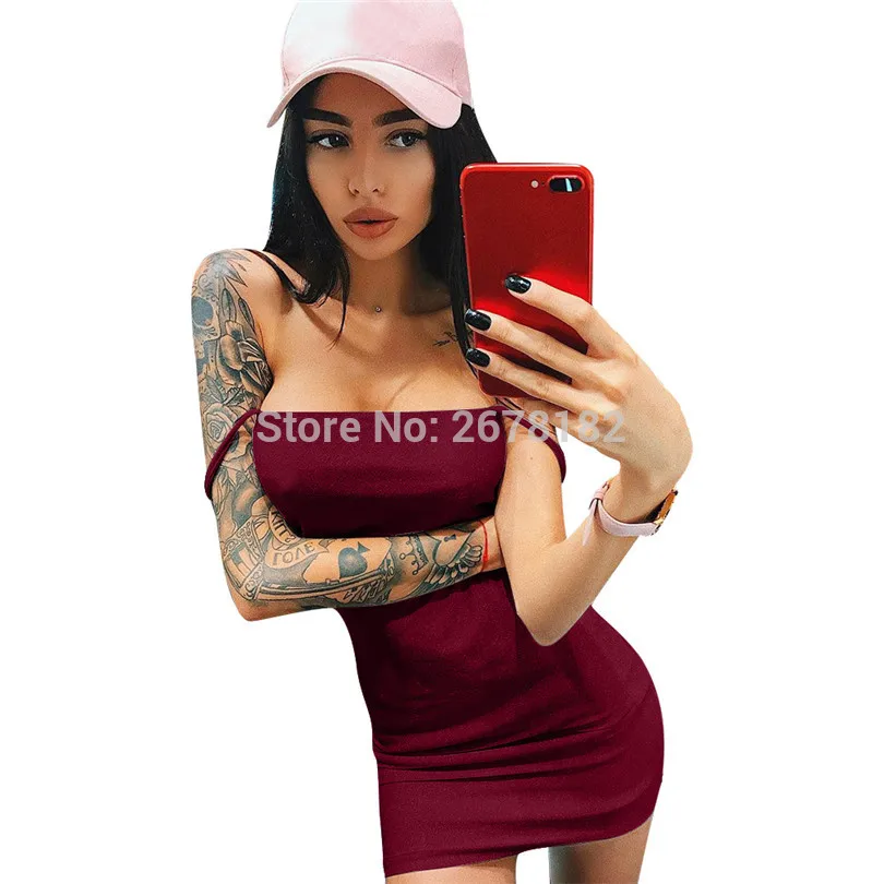 Платье 2018 модное Мини платье для женщин без бретелек оболочка сексуальная