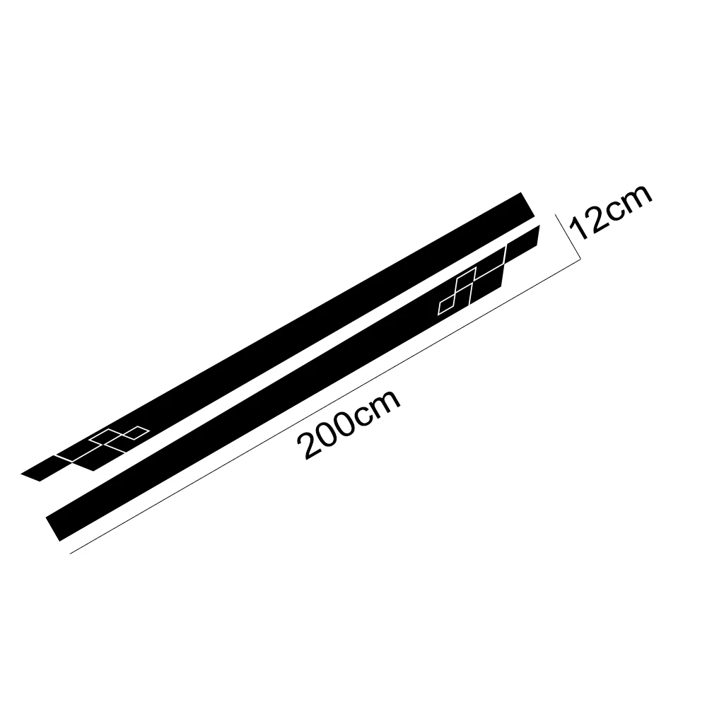 

Car Stickers Door Side Decor Stripe Decals For Fiat Punto Ford Focus Fusion Honda Fit Civic Kia Sportage Lada Granta Accessories