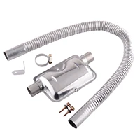 60150200cm heater stainless steel exhaust muffler for webasto eberspache air diesels parking tank car heaters accessories 2021