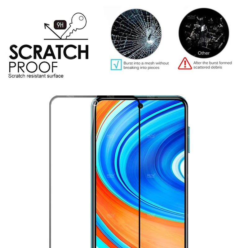 Закаленное стекло 2 в 1 для redmi note 9 pro max Защитное xiaomi ksiomi xiomi note9 защитная пленка