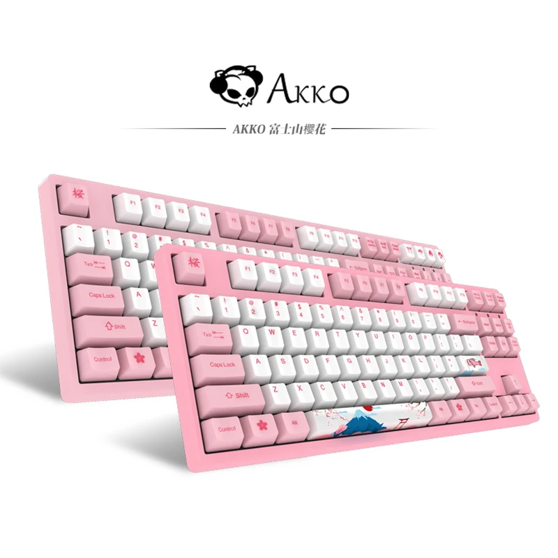 Оригинальная Проводная Механическая игровая клавиатура AKKO 3087/3098/3108 с Токио