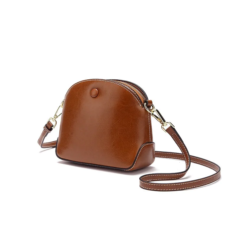 

2021 New Simple and Fashionable Design Zipper Shell Bag Diagonal One-shoulder Portable Diagonal Bag