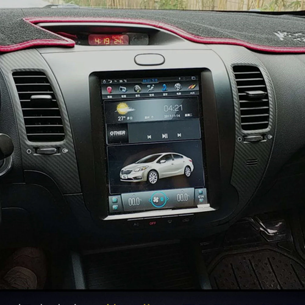 ZJCGO Автомобильный мультимедийный плеер стерео GPS радио навигация NAVI Android Tesla экран