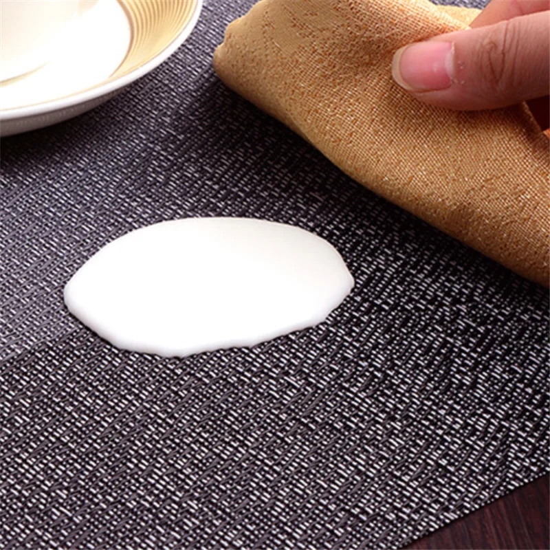 5Pcs/ Lot Table PVC Placemats Dining Place Mats Non-slip Dish Bowl Placement Heat Resistant Decorative | Дом и сад