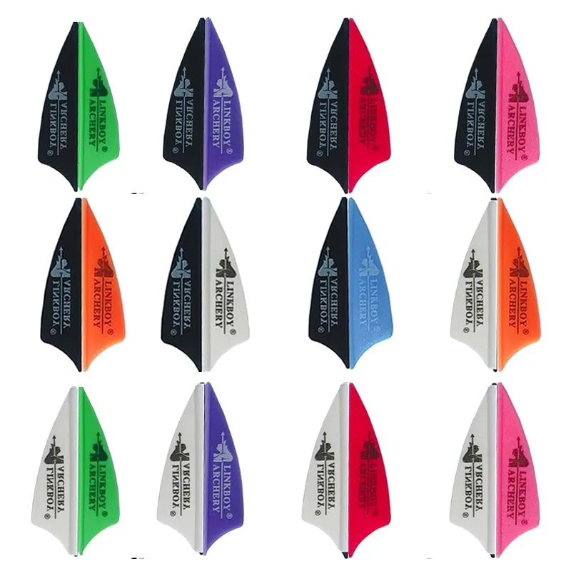 36 шт. лопасть стрелы для стрельбы из лука 1 75 дюйма пластиковая стрела перышко