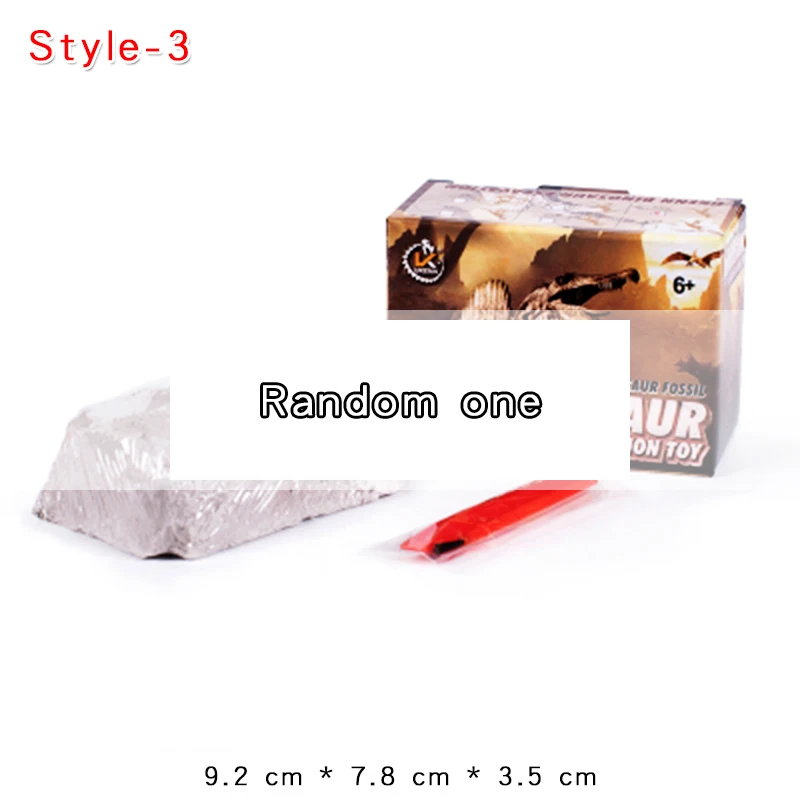 Style-3 Имитационная модель, модель для детей, детская головоломка, подарки, мир Юрского периода, развивающие игрушки, динозавры - Цвет: Style-3