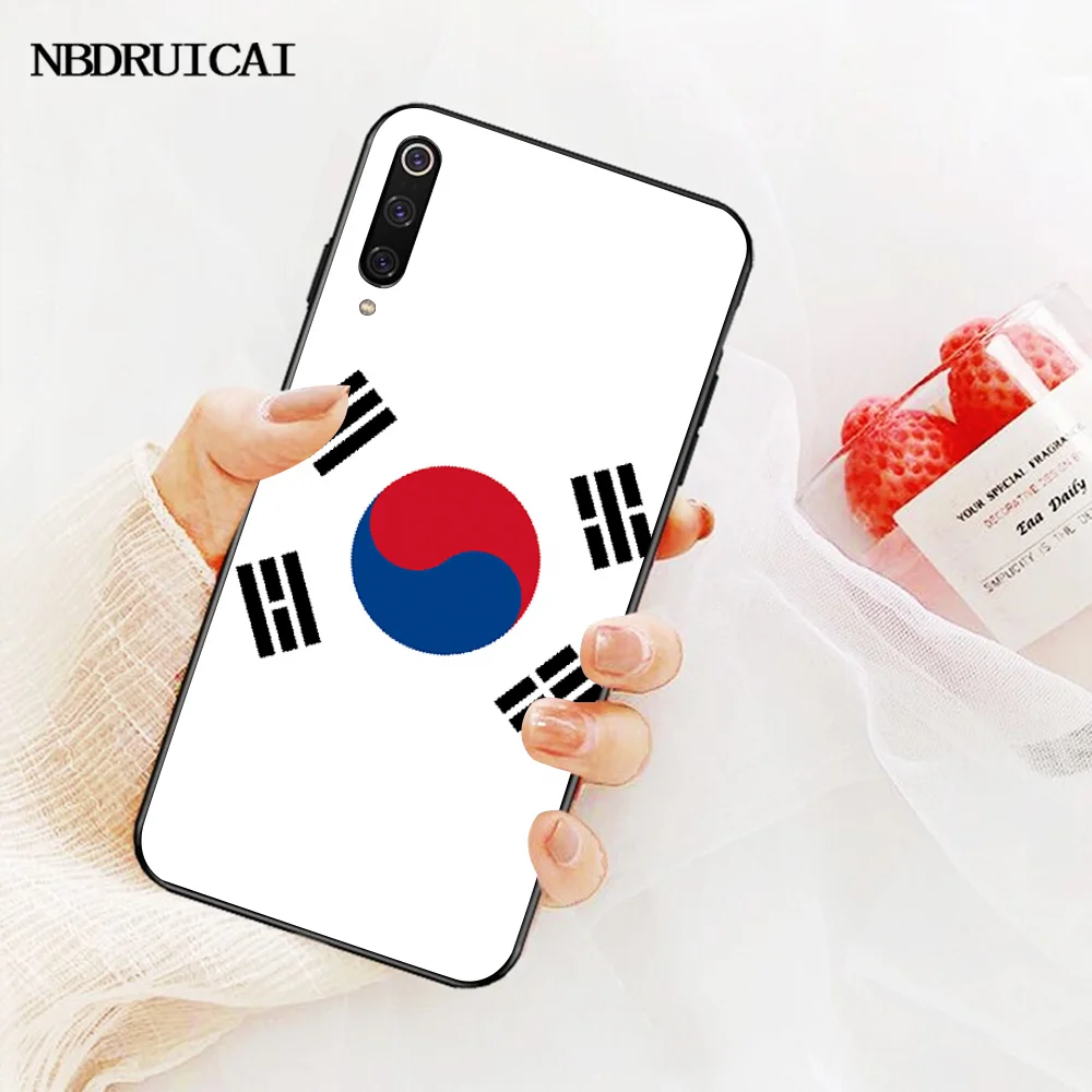 NBDRUICAI южнокорейский Флаг ТПУ черный чехол для vivo v11 Pro 2019 X20 X9 Plus X23 x play 6 Чехол -