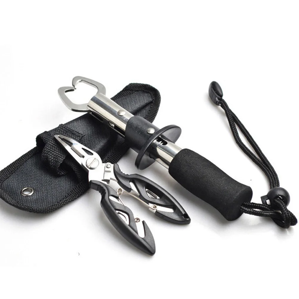 

Рыболовный захват из нержавеющей стали, набор захватов для рыбы, зажим для губ, захват, плоскогубцы, устройство для приманки, держатель, инструмент, снасти, аксессуары