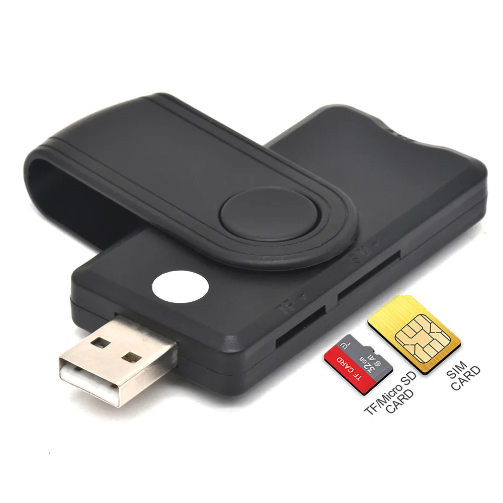UTHAI для Windows 7 8 10 Linux OS USB SIM смарт кардридер банковских карт IC / ID EMV SD TF MMC CCID ISO