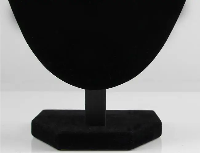 Model Bust Show Exhibitor 6 Options Black Velvet Jewelry Display For Woman Necklaces Pendants Mannequin Jewelry Stand Organizer