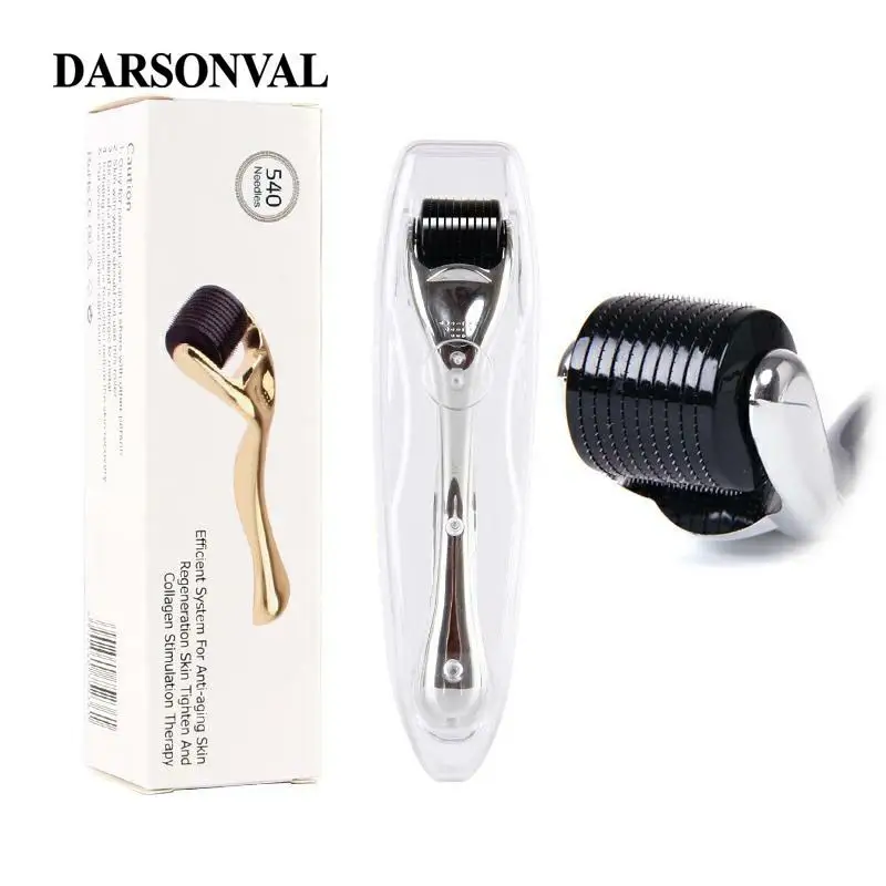 DARSONVAL DRS 540 микро иглы Дерма ролик титановый мезороллер микроиглы машина для ухода за кожей и ухода за телом