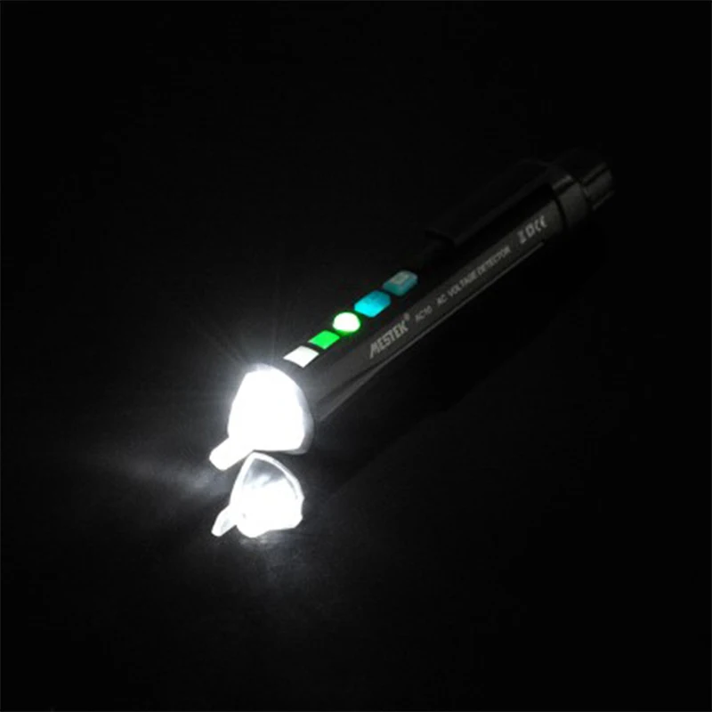 Non-contact AC Voltage Detector Tester Meter 12V-1000v Pen Style Electric Indicator LED Outlet Dectetor Sensor | Инструменты