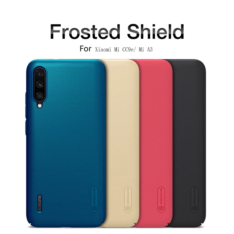 

For Xiaomi mi10/mi10 lite/mi 9T/mi9 Pro/mi9 lite/mi 9 se/mi A3 Case NILLKIN Frosted Shield hard Plastic PC matte back cover case