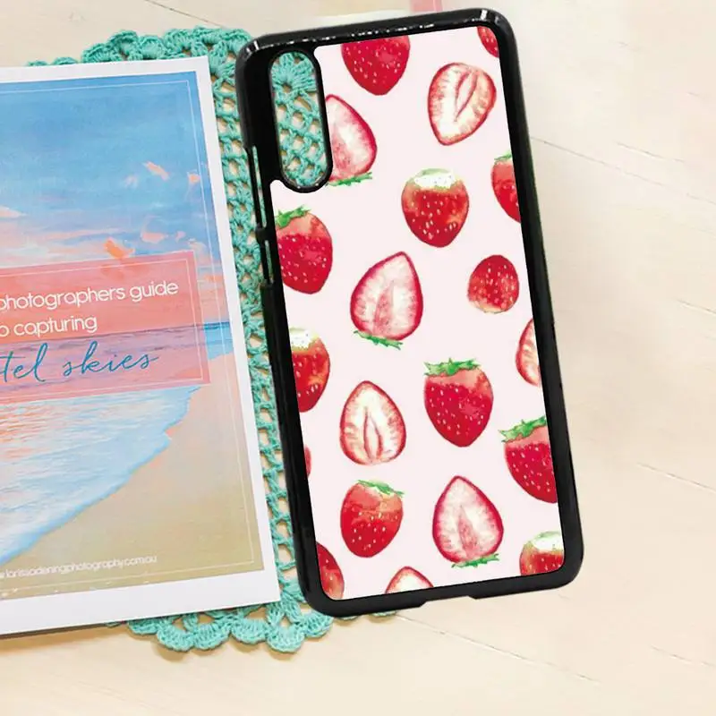 

strawberry delicious fruit Phone Case PC for iPhone 11 12 pro XS MAX 8 7 6 6S Plus X 5S SE 2020 XR