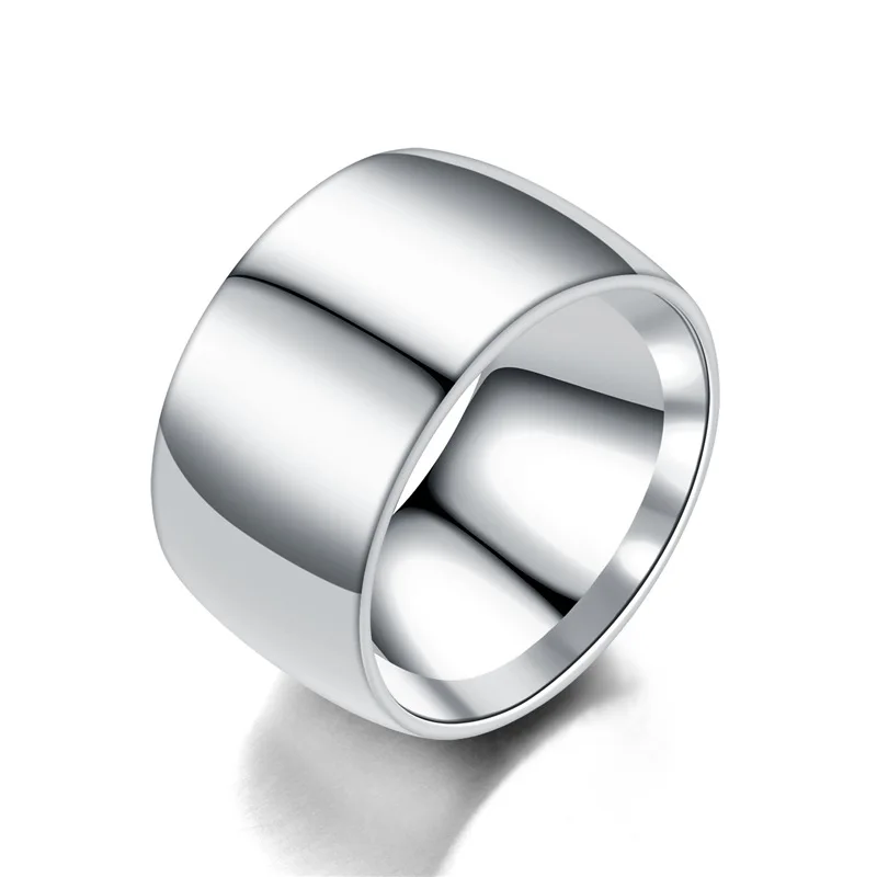 Black Gold Color Fashion Simple Ring Classic Stainless Steel Width Women Men Couple Charm Jewelry for Party Wedding | Украшения и