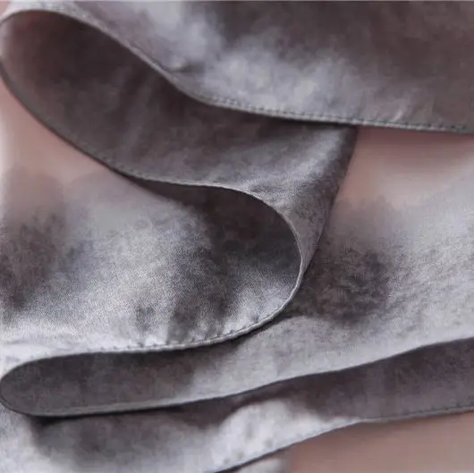 LARRIVED Hijab 100% шелковая шаль шарф lotus Print весна-лето большой Защита от солнца для