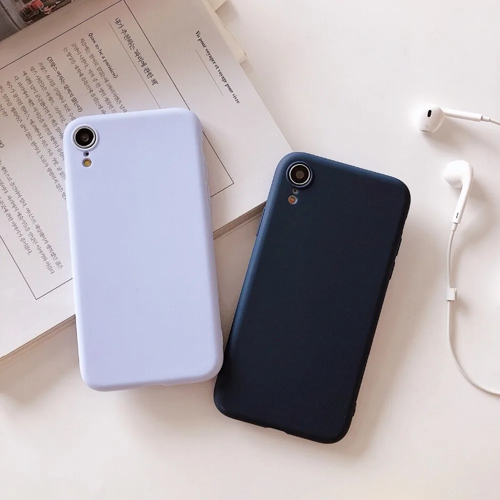 Роскошный тонкий матовый Силиконовый мягкий чехол для Xiaomi Redmi 4 4A 4X5 плюс 5A примечание 6 Pro 6A 7 7A 8 Go S2 Y2 ТПУ карамельного цвета чехол Capa