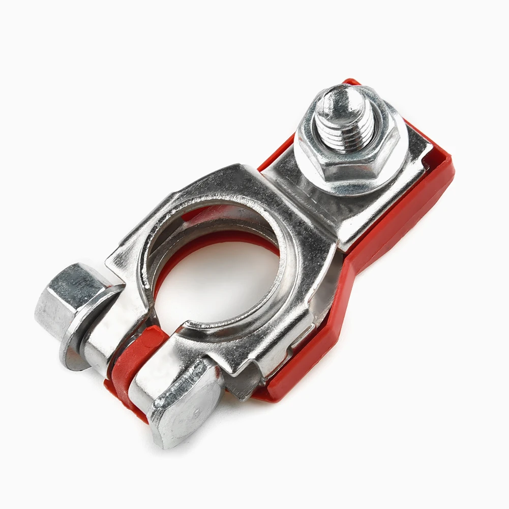 

Red Positive Battery Terminal Connector End Clamp Clip Connector 24340-7F000 For Nissan Infiniti 1998-13