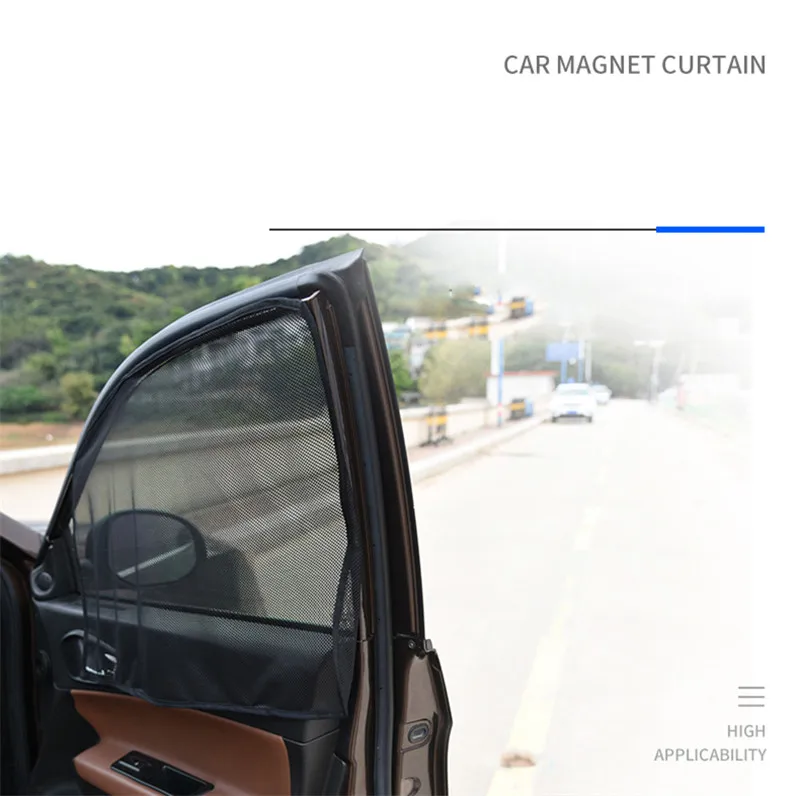 Автомобильный солнцезащитный козырек с УФ защитой магнитная марлевая занавеска