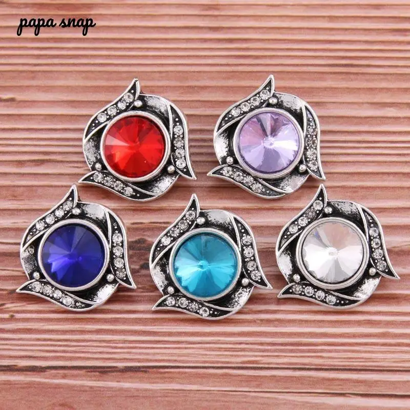 10 шт./лот новинка оптовая продажа ювелирное изделие с цветком 18 мм женские